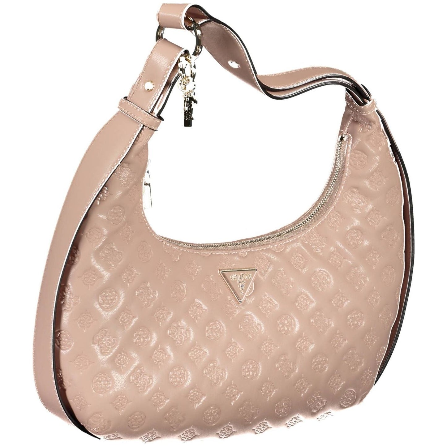 Guess Jeans Chic Pink Contrasting Details Shoulder Bag chic-pink-contrasting-details-shoulder-bag