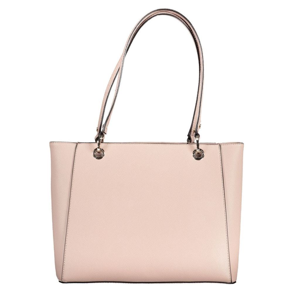 Guess Jeans Pink Polyethylene Handbag pink-polyethylene-handbag