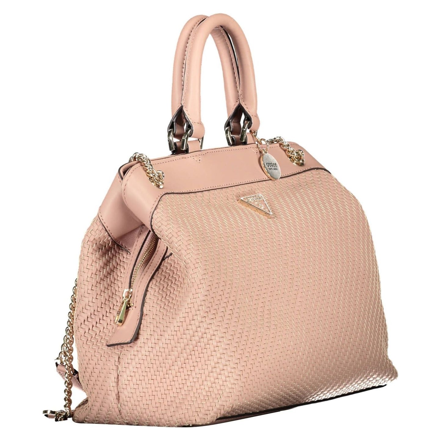 Guess Jeans Chic Pink Chain-Handle Shoulder Bag chic-pink-chain-handle-shoulder-bag
