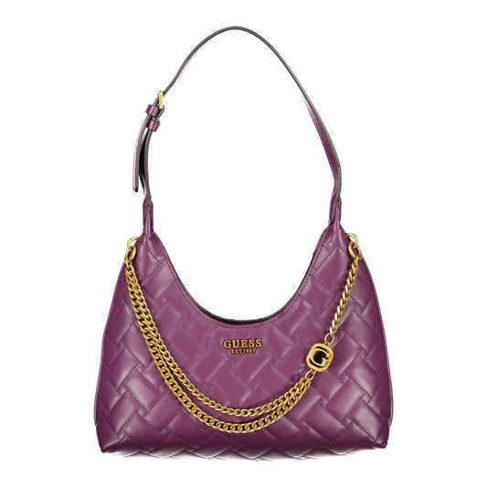 Guess Jeans Purple Polyethylene Handbag purple-polyethylene-handbag-2