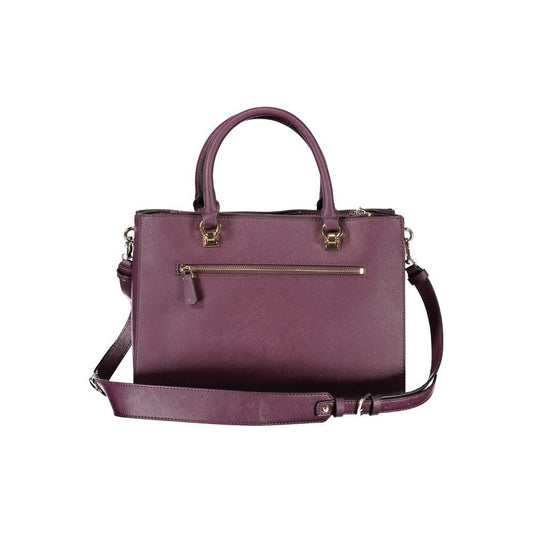 Purple Polyethylene Handbag