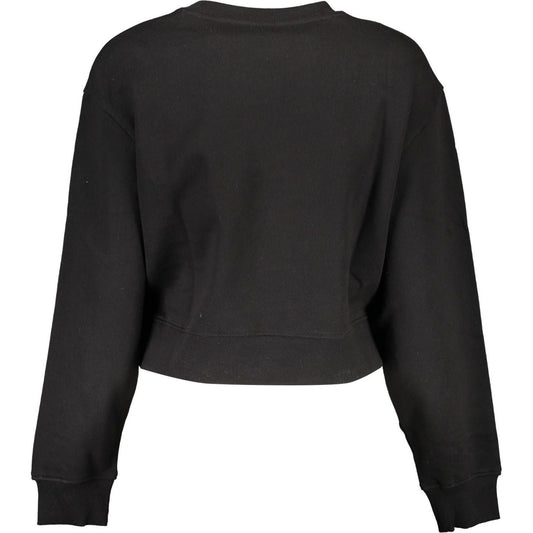 Guess Jeans Sleek Organic Cotton Sweatshirt with Logo Print sleek-organic-cotton-sweatshirt-with-logo-print