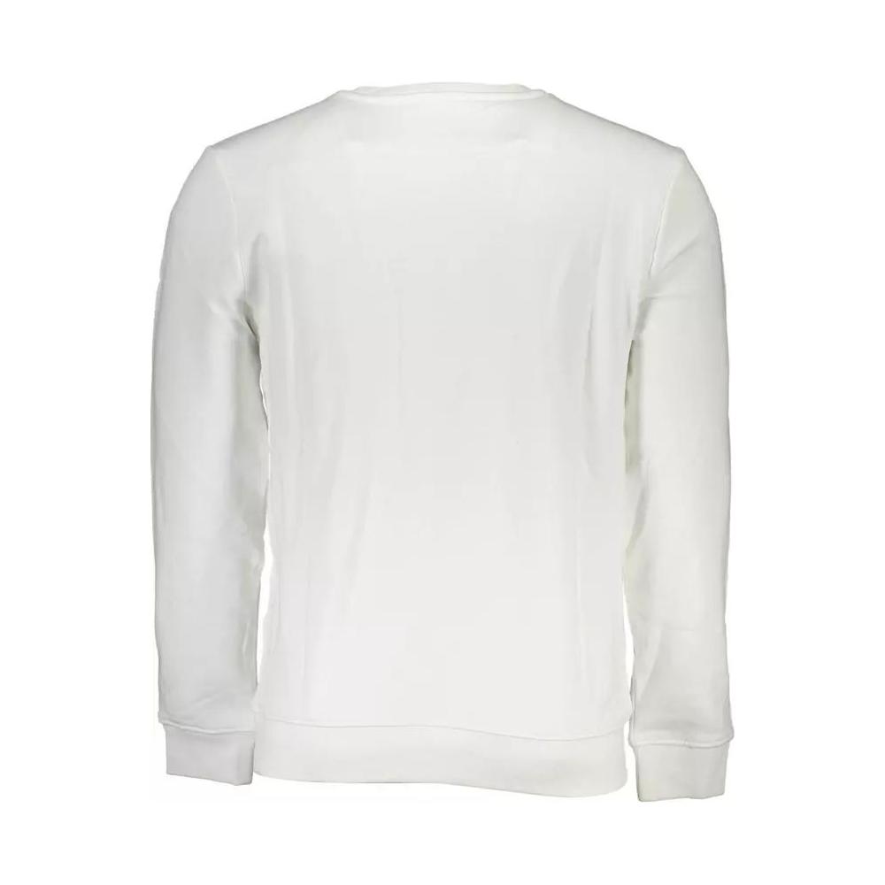 Guess Jeans Sleek White Crewneck Sweatshirt sleek-white-crewneck-sweatshirt