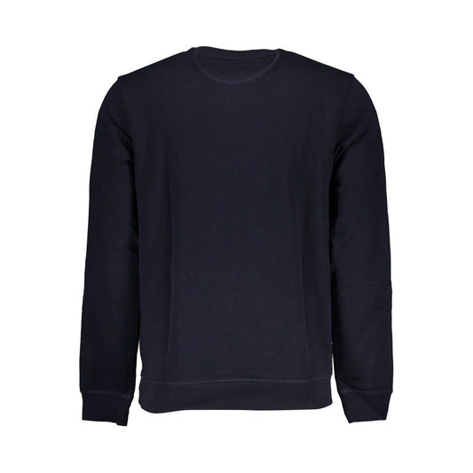 Guess Jeans | Sleek Blue Crew Neck Slim Fit Sweatshirt| McRichard Designer Brands   