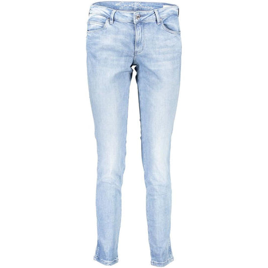 Chic Skinny Mid-Rise Light Blue Jeans