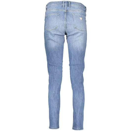 Guess Jeans | Ultra Skinny Mid-Rise Light Blue Denim| McRichard Designer Brands   