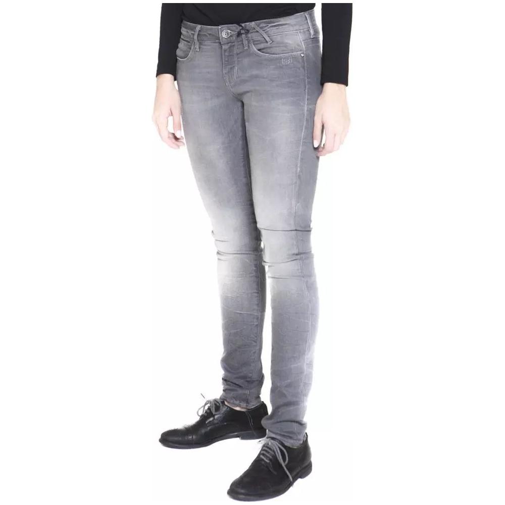 Guess Jeans | Chic Narrow-Leg Faded Gray Jeans| McRichard Designer Brands   