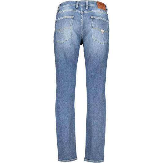 Guess Jeans | Blue Cotton Jeans & Pant| McRichard Designer Brands   