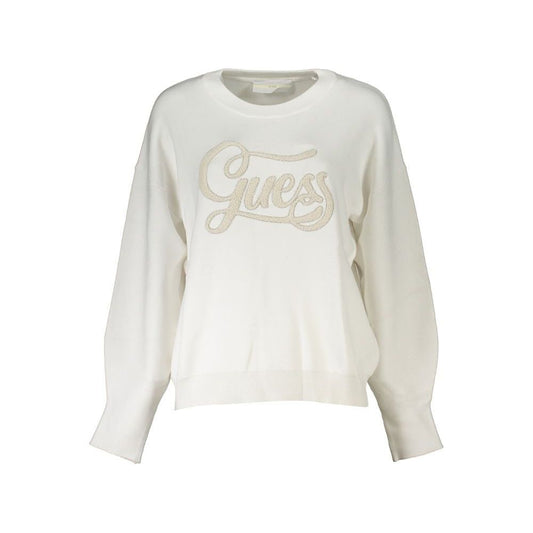 Guess Jeans Elegant Crew Neck Embroidered Sweater elegant-crew-neck-embroidered-sweater-5