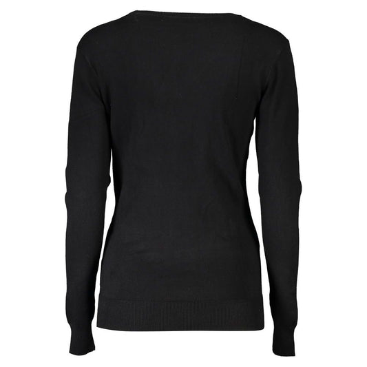 Elegant V-Neck Rhinestone Sweater
