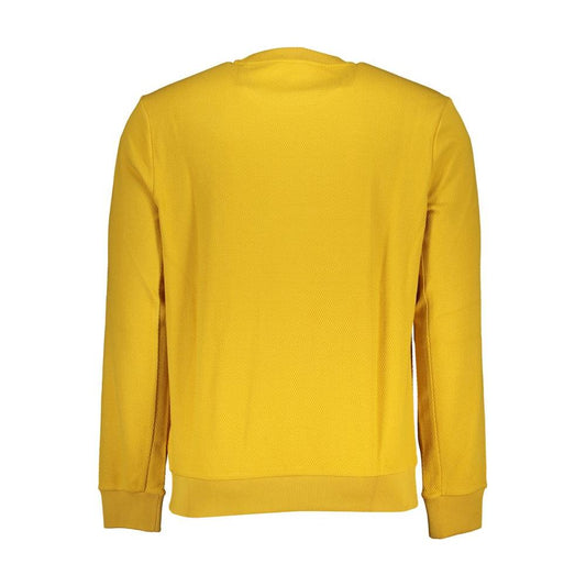 Guess Jeans | Sleek Yellow Slim Fit Crew Neck Sweater| McRichard Designer Brands   