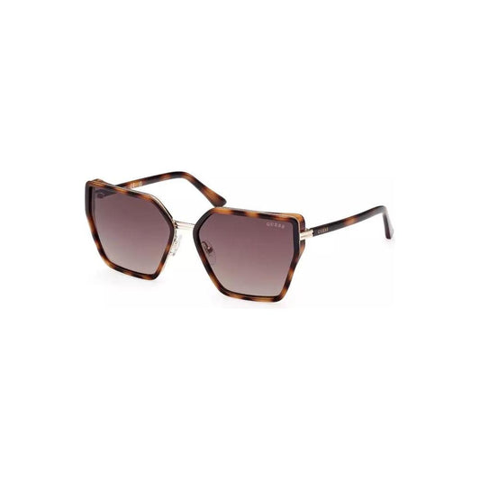 Guess Jeans Chic Hexagonal Injected Frame Sunglasses chic-hexagonal-injected-frame-sunglasses
