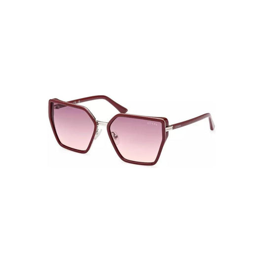 Hexagonal Chic Pink Sunglasses