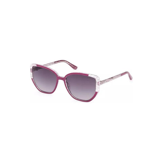 Chic Purple Square Frame Sunglasses