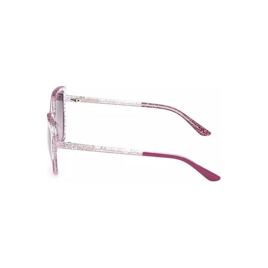 Chic Purple Square Frame Sunglasses