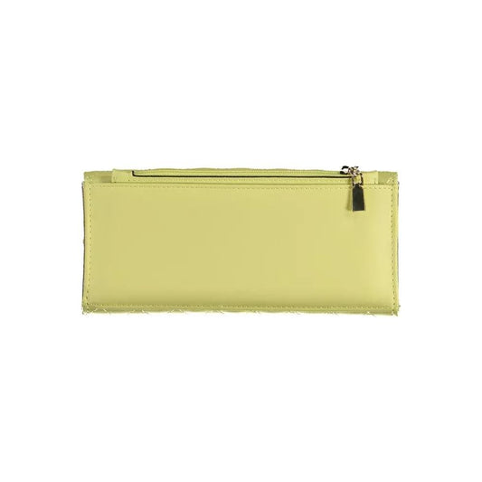 Guess Jeans | Chic Sunshine Yellow Tri-Fold Wallet| McRichard Designer Brands   