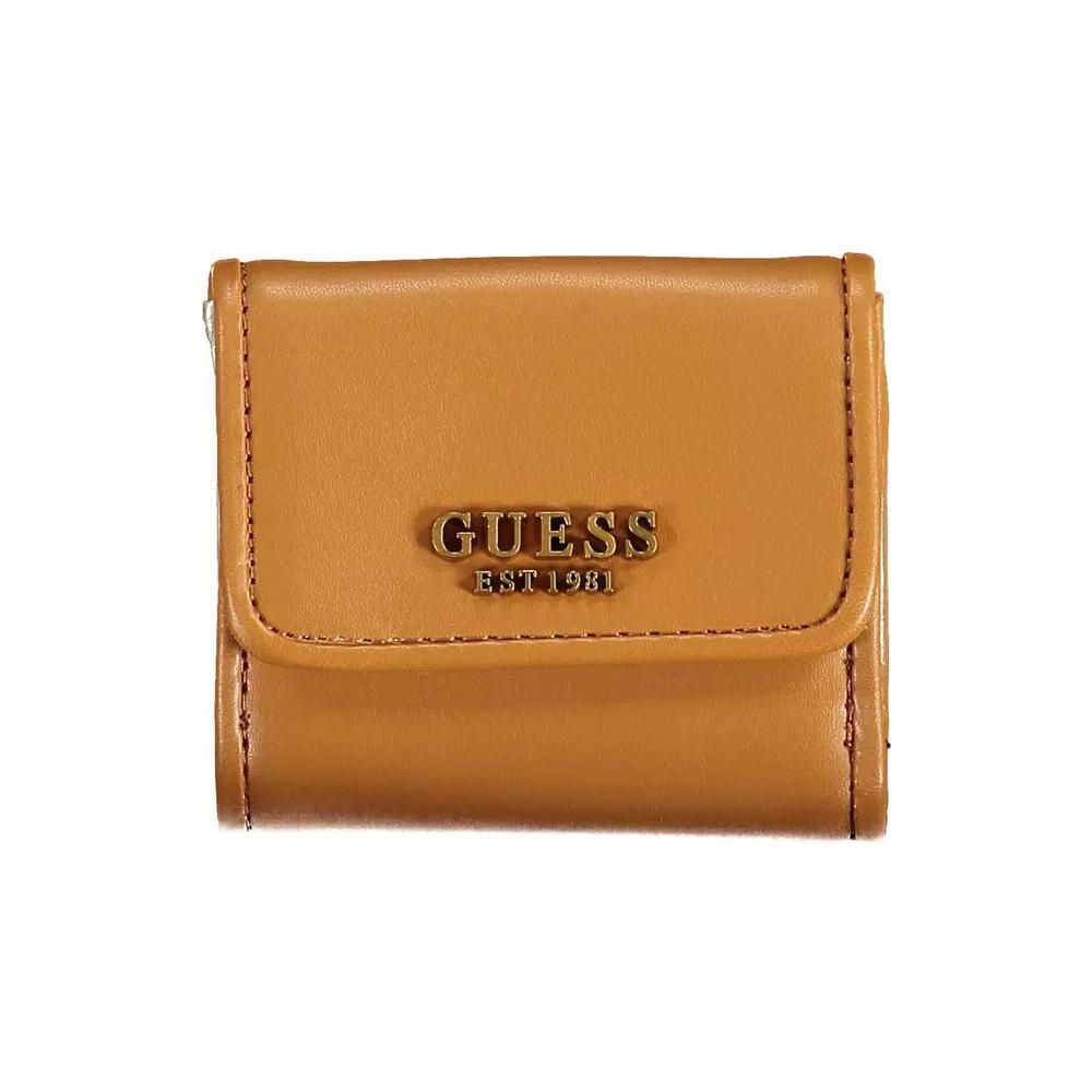 Guess JeansChic Brown Snap Wallet with Contrast DetailingMcRichard Designer Brands£89.00