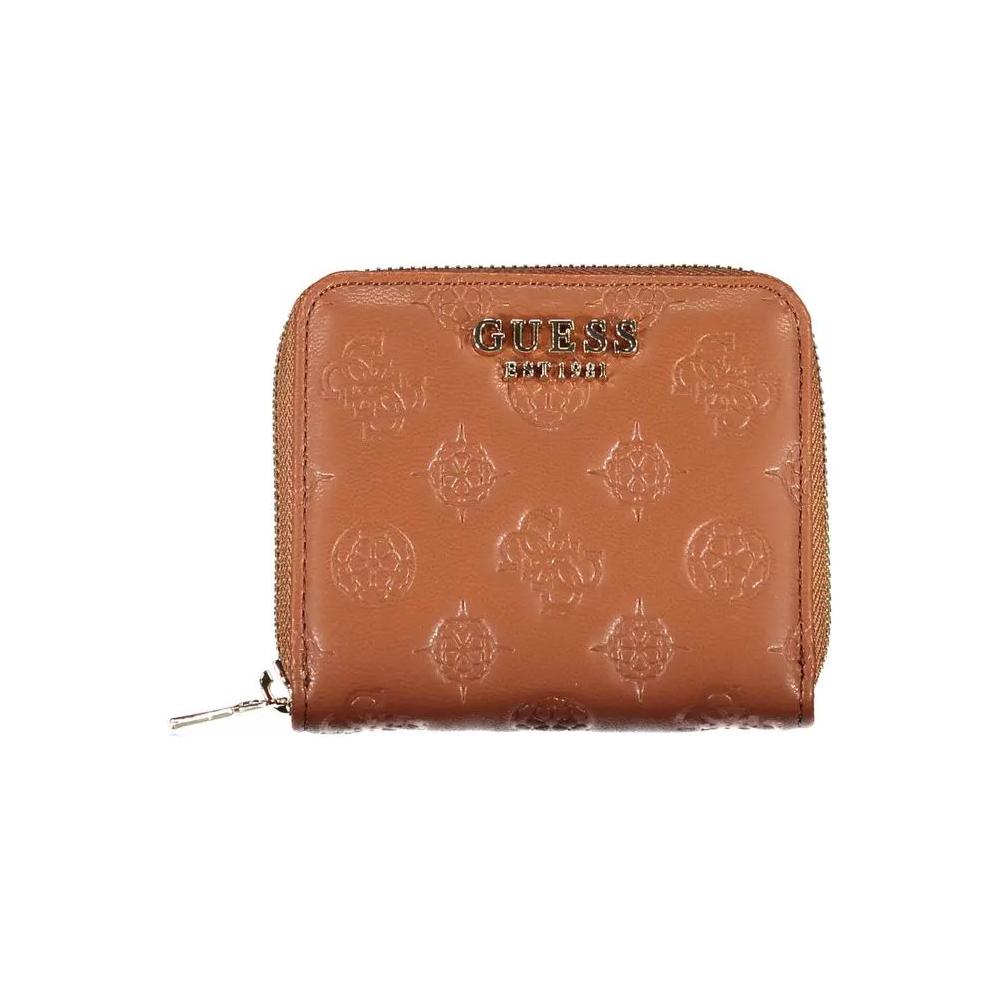 Guess Jeans Chic Brown Contrasting Detail Wallet chic-brown-contrasting-detail-wallet
