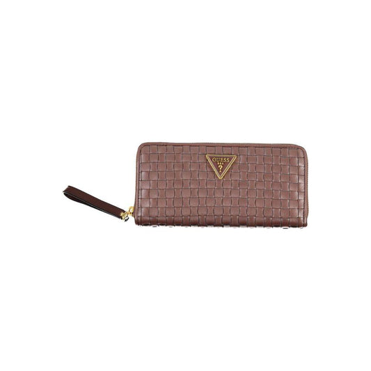 Guess Jeans Chic Brown Polyethylene Wallet with Coin Purse chic-brown-polyethylene-wallet-with-coin-purse-2