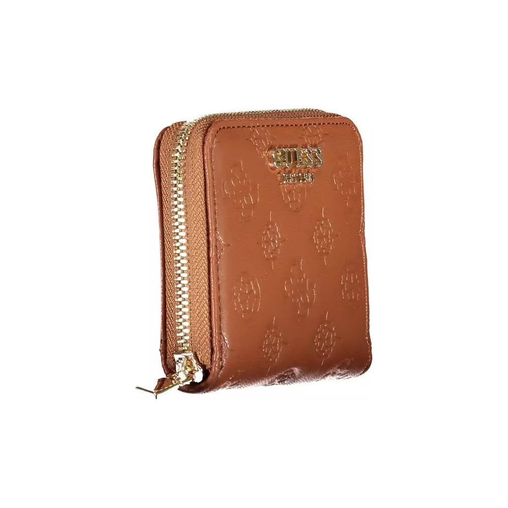Guess Jeans Chic Brown Contrasting Detail Wallet chic-brown-contrasting-detail-wallet