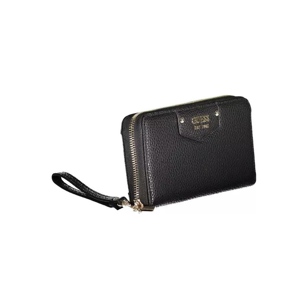 Guess Jeans Sleek Black Multi-Compartment Wallet sleek-black-multi-compartment-wallet