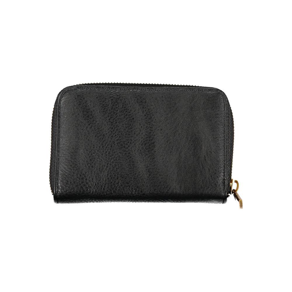 Guess Jeans | Elegant Black Zip Wallet with Multiple Compartments| McRichard Designer Brands   