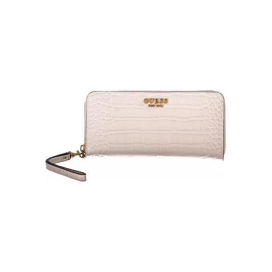 Guess Jeans Chic Pink Wallet with Contrasting Details chic-pink-wallet-with-contrasting-details-1