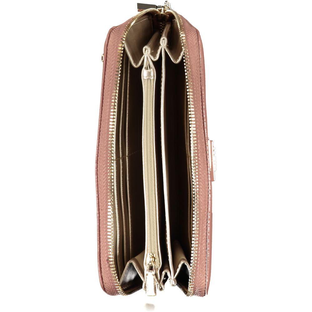Guess Jeans | Elegant Pink Polyethylene Wallet with Logo| McRichard Designer Brands   