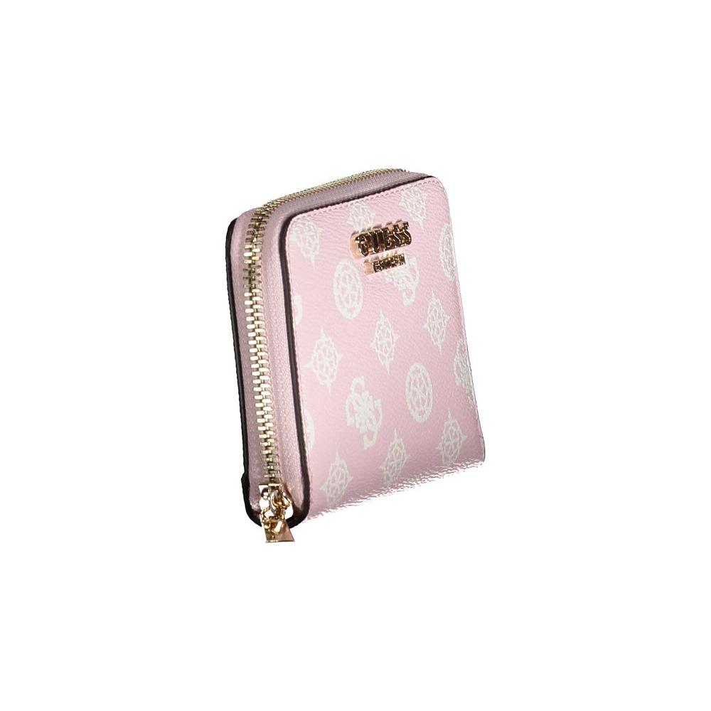 Guess Jeans Pink Polyethylene Wallet pink-polyethylene-wallet-7