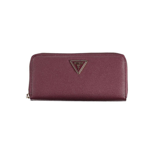 Guess Jeans | Elegant Purple Polyethylene Wallet| McRichard Designer Brands   