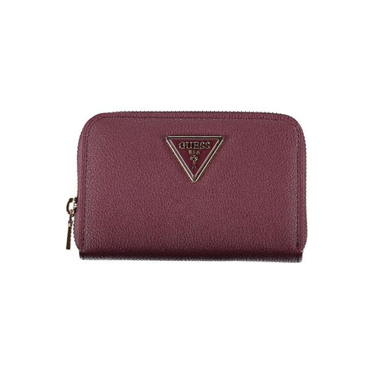 Elegant Purple Multi-Compartment Wallet