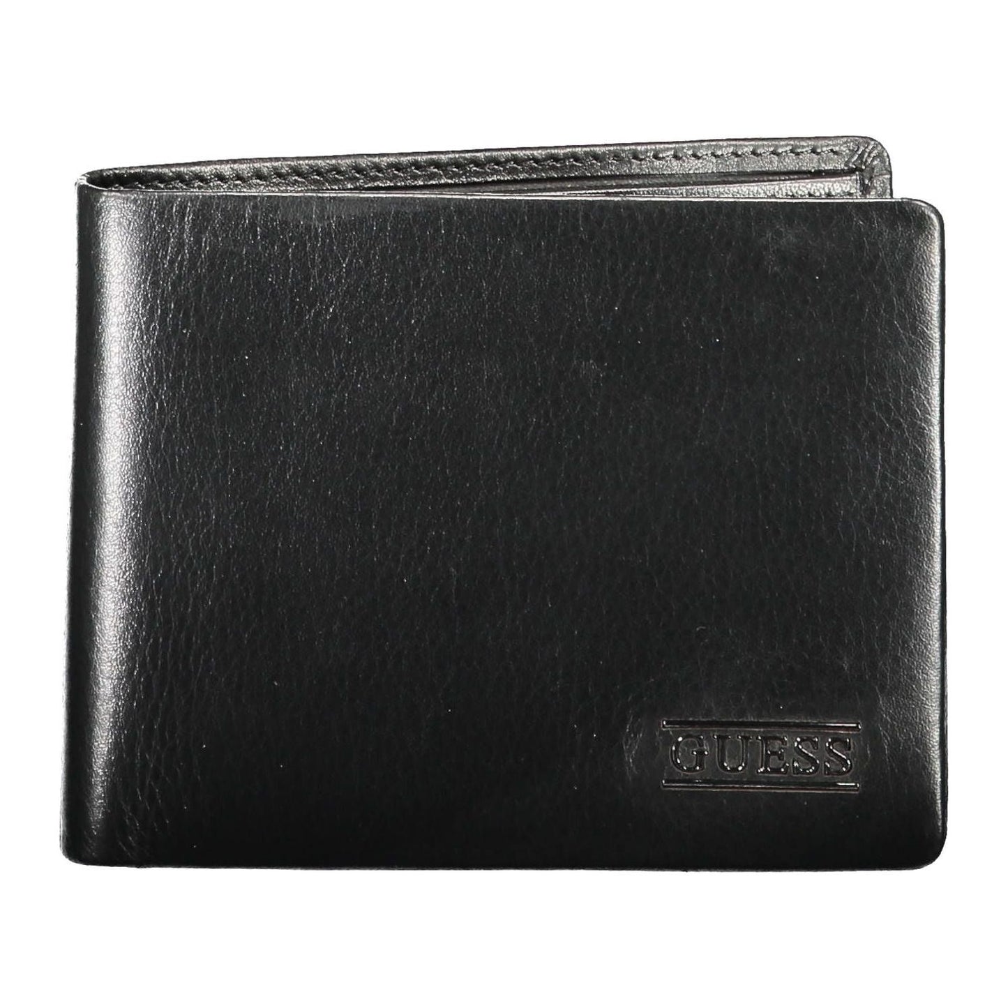 Guess Jeans Elegant Black Leather Men's Wallet elegant-black-leather-mens-wallet