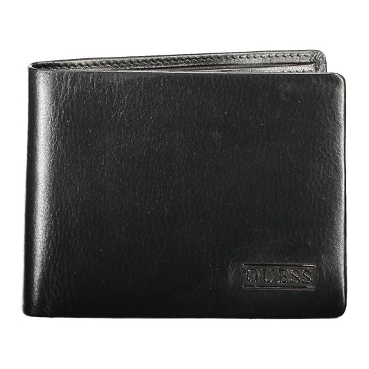 Elegant Black Leather Men's Wallet
