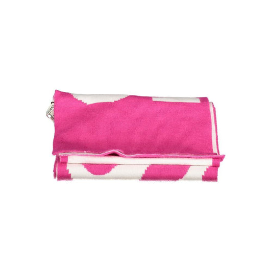 Guess Jeans Pink Cotton Scarf pink-cotton-scarf-2