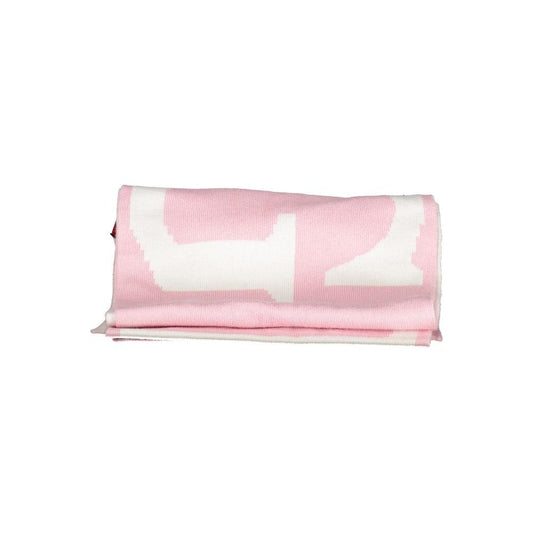 Guess Jeans Pink Cotton Scarf pink-cotton-scarf-1