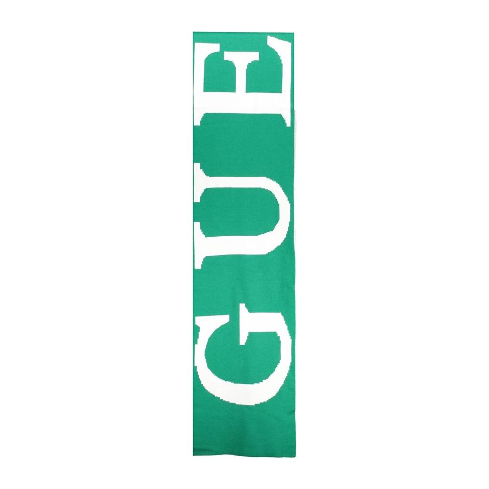 Guess Jeans Green Cotton Scarf green-cotton-scarf-1