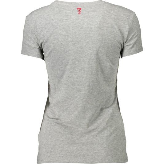 Guess Jeans Chic V-Neck Logo Tee in Gray chic-v-neck-logo-tee-in-gray