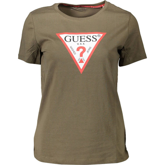 Guess Jeans Chic Guess Green Logo Tee chic-guess-green-logo-tee