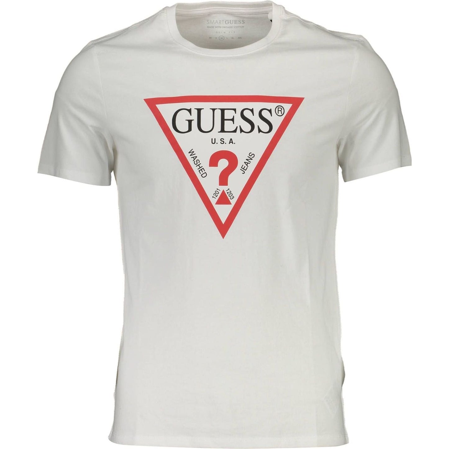 Guess Jeans Sleek Organic Slim-Fit Tee with Logo sleek-organic-slim-fit-tee-with-logo
