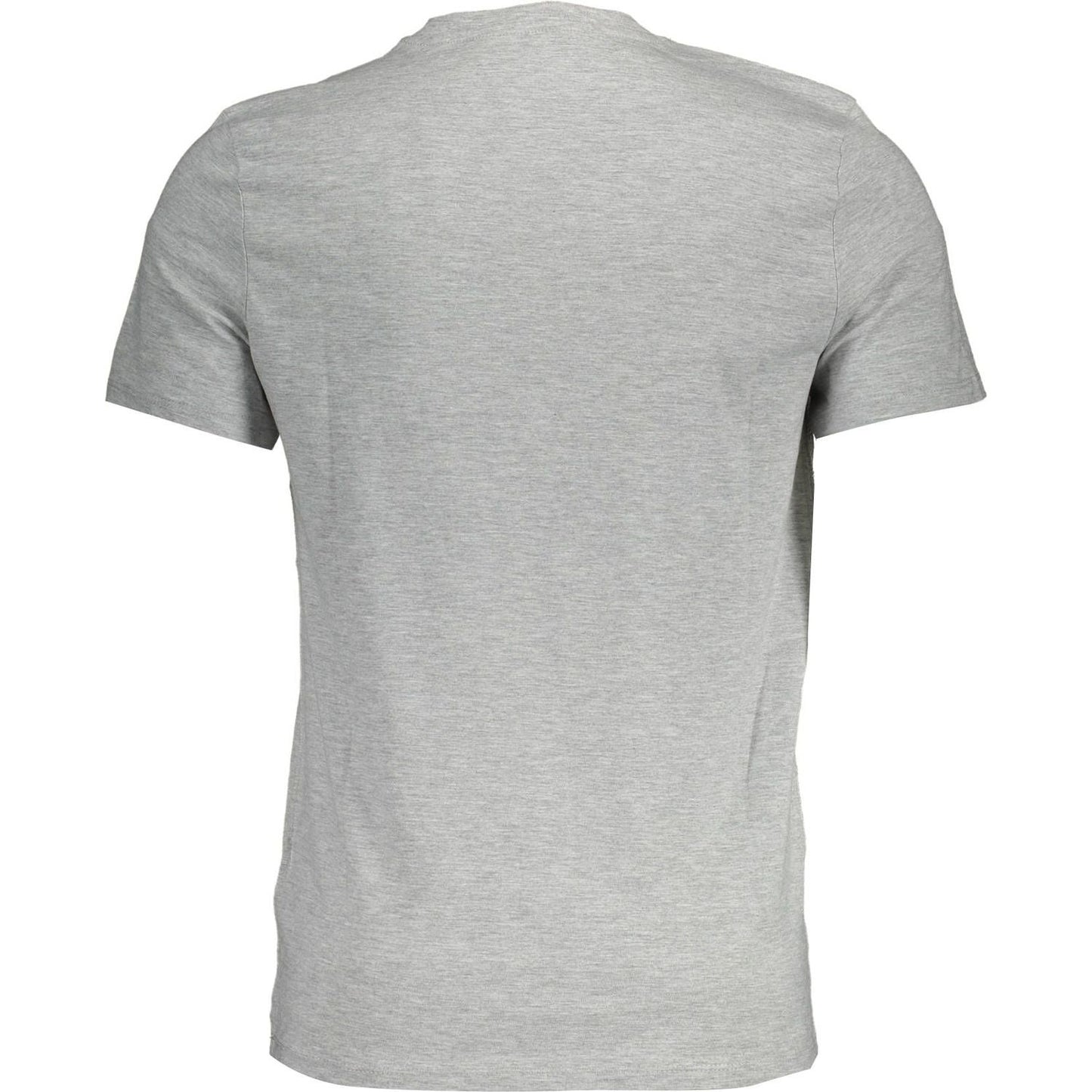 Guess Jeans Sleek Slim Fit V-Neck Tee in Gray sleek-slim-fit-v-neck-tee-in-gray