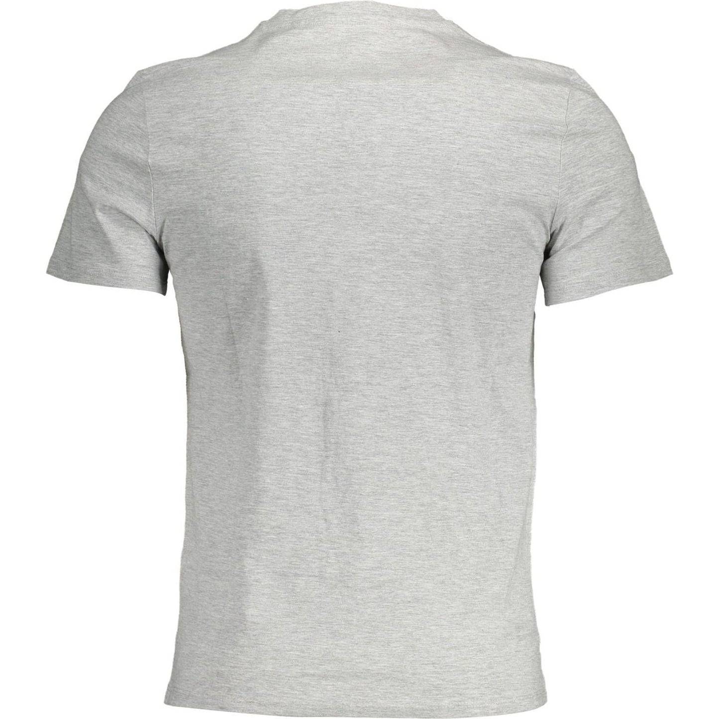 Guess Jeans Chic Gray Slim Fit Logo Tee for Men chic-gray-slim-fit-logo-tee-for-men