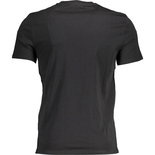 Guess Jeans Sleek V-Neck Logo Tee in Classic Black sleek-v-neck-logo-tee-in-classic-black