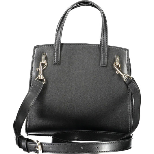 Guess Jeans Sleek Black Polyurethane Handbag sleek-black-polyurethane-handbag