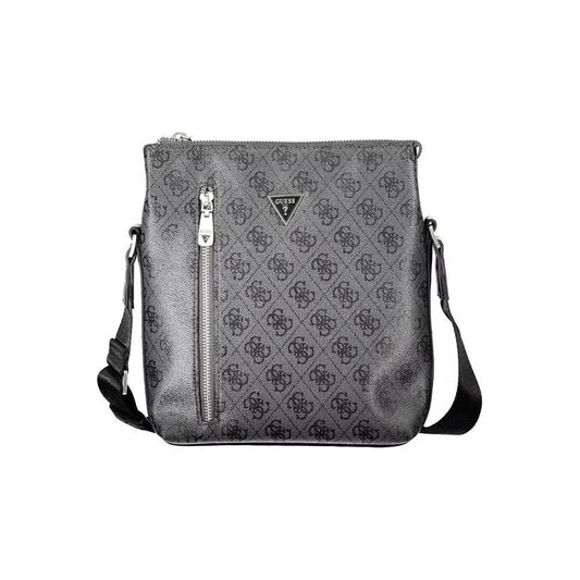 Guess JeansSleek Black Shoulder Bag with Contrasting DetailsMcRichard Designer Brands£129.00