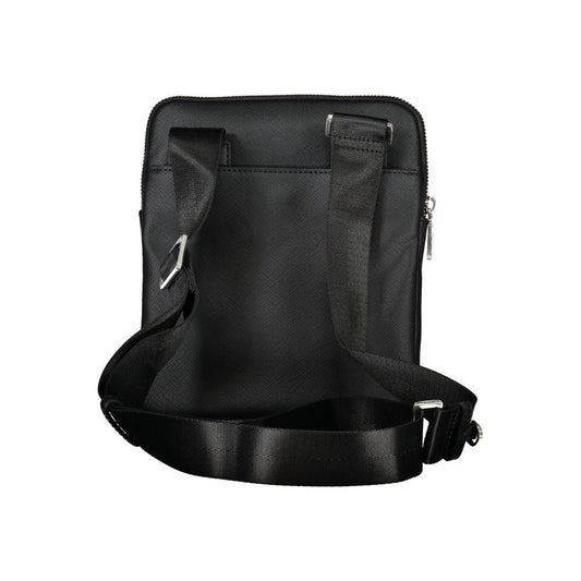 Guess Jeans | Elegant Black Shoulder Bag with Practical Design| McRichard Designer Brands   