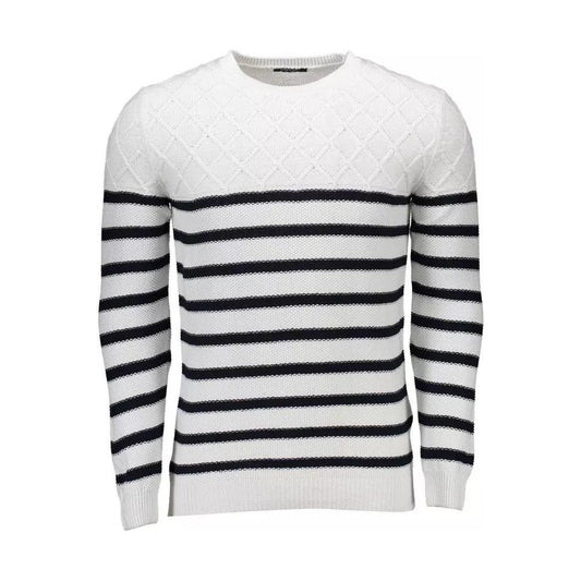 Marciano by Guess Elegant White Round Neck Men's Sweater elegant-white-round-neck-mens-sweater