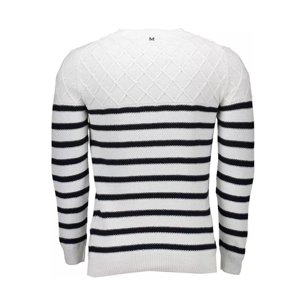 Marciano by Guess Elegant White Round Neck Men's Sweater elegant-white-round-neck-mens-sweater