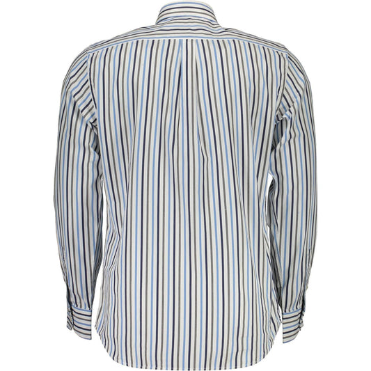 Harmont & Blaine | Elegant White Cotton Button-Down Shirt| McRichard Designer Brands   