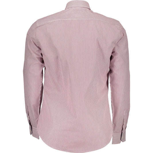 Harmont & Blaine | Elegant Purple Narrow Fit Shirt with French Collar| McRichard Designer Brands   