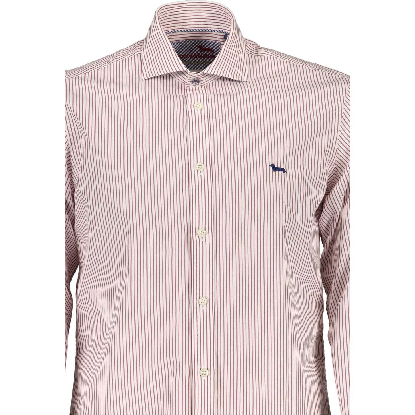 Harmont & Blaine | Elegant Purple Cotton Dress Shirt| McRichard Designer Brands   